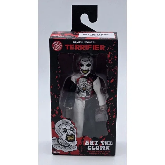 NECA Ben Cooper Art The Clown Terrifier Figure Horror Damien Leone's New - Picture 1 of 6